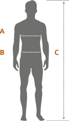 Основные размерные признаки типовых фигур мужчин